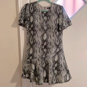 Rachel Zoe snake print dress